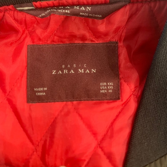 Zara dark green bomber jacket - Picture 4 of 4